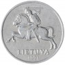 Литва 2 цента 1991