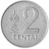 Литва 2 цента 1991