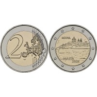 Монета Мальта 2 евро 2025 Мдина