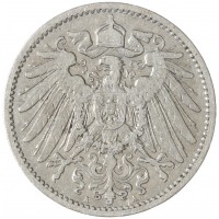 Монета Германия 1 марка 1896 A