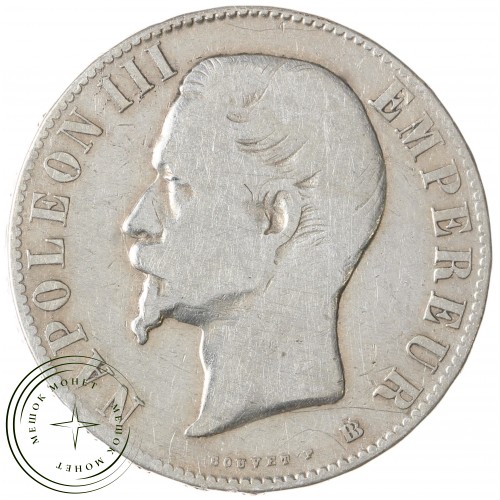 Франция 5 франков 1855