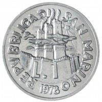 Сан-Марино 1 лира 1978