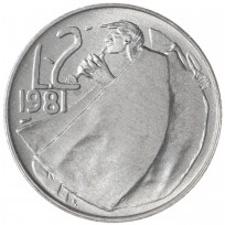 Монета Сан-Марино 2 лир 1981