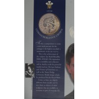 Монета Великобритания 5 фунтов 1998 50-летие принца Чарльза 