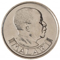 Монета Малави 5 тамбал 1989