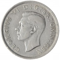 Монета Великобритания 2 шиллинга 1946