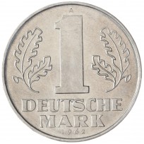 Монета Германия - ГДР 1 марка 1962