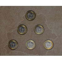 Беларусь набор 6 монет 2 рубля 2020 Архитектурное наследие