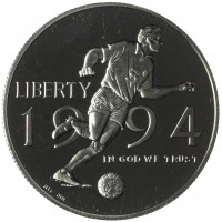 Монета США 1/2 доллара 1994 Чемпионат мира по футболу 1994