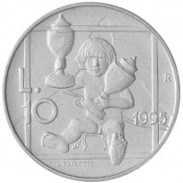 Сан-Марино 10 лир 1995