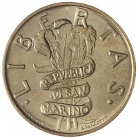 Сан-Марино 20 лир 1995