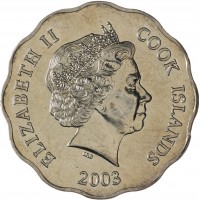 Монета Острова Кука 1 доллар 2003