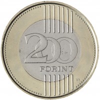 Монета Венгрия 200 форинтов 2024 Лайош Баттьяни
