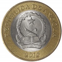 Монета Ангола 5 кванз 2012