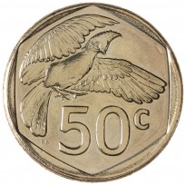 Монета ЮАР 50 центов 2024