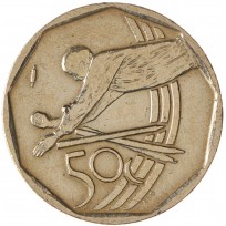 ЮАР 50 центов 2003 Чемпионат мира по крикету в Южной Африке 2003