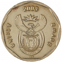 ЮАР 50 центов 2003 Чемпионат мира по крикету в Южной Африке 2003