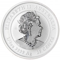 Монета Австралия 25 центов 2020 Год мыши