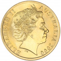 Монета Австралия 5 долларов 2000 Олимпийские игры в Сиднее - Гандбол