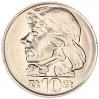 Польша 10 злотых 1966 Тадеуш Костюшко