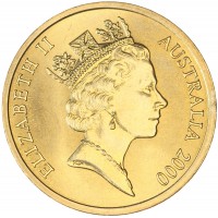 Монета Австралия 5 долларов 2000 Олимпийские игры в Сиднее - Парусный спорт