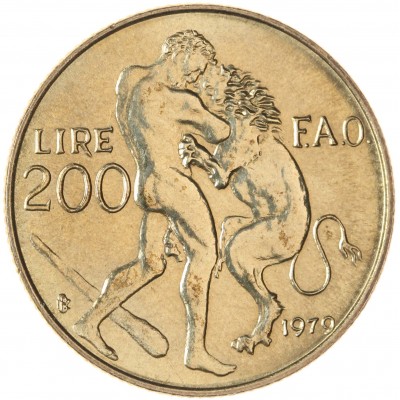 Монета Сан-Марино 200 лир 1979