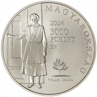 Монета Венгрия 3000 форинтов 2024 125 лет со дня рождения Сары Салкахази