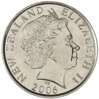 Монета Новая Зеландия 50 центов 2006