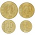 Таджикистан набор 4 монеты 5, 10, 20 и 50 дирам 2011-2015