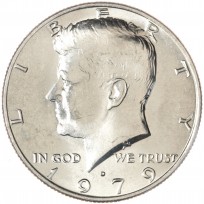 Монета США 50 центов 1979 Kennedy Half Dollar D