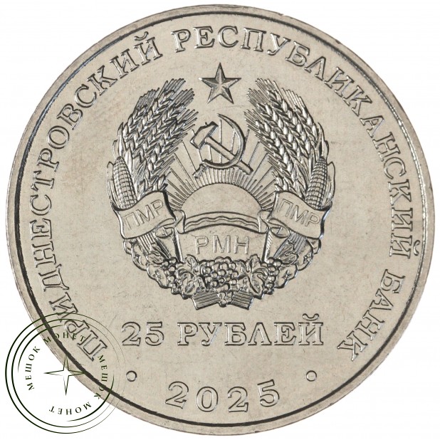 Приднестровье 25 рублей 2025 Международный год сохранения ледников