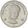 Британские Виргинские острова 1 доллар 2002 Принцесса Диана