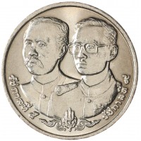 Таиланд 10 бат 1990 100 лет Главной финансовой инспекции