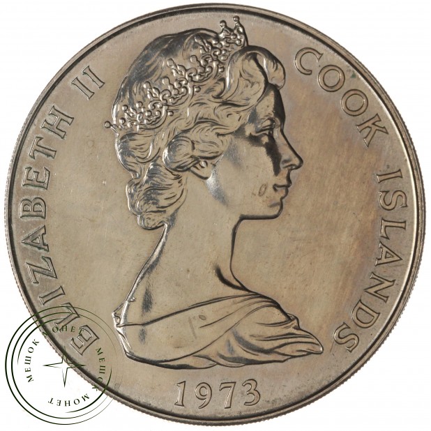Острова Кука 1 доллар 1973 — 937044795