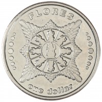 Монета Флорес 1 доллар 2021 Тринидад
