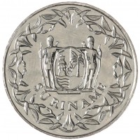 Монета Суринам 250 центов 2023