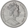 Гибралтар 1 крона 1999 27 Олимпийские летние игры в Сиднее 2000 - Человек с факелом и собакой динго