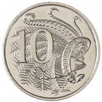 Монета Австралия 10 центов 2025