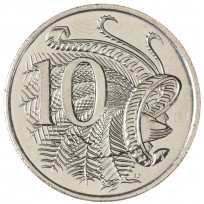 Монета Австралия 10 центов 2025