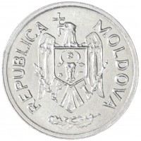 Монета Молдавия 1 бан 2006