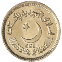 Монета Пакистан 5 рупий 2021