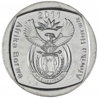 Монета ЮАР 1 ранд 2011