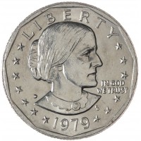 Монета США 1 доллар 1979  