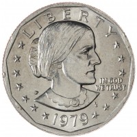 Монета США 1 доллар 1979  