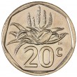 ЮАР 20 центов 2025