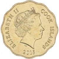 Монета Острова Кука 1 доллар 2015