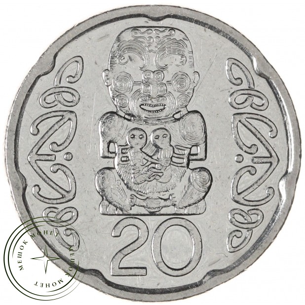 Новая Зеландия 20 центов 2008 — 937045685