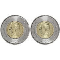 Канада 2 доллара 2025 Дафна Оджиг набор 2 монеты