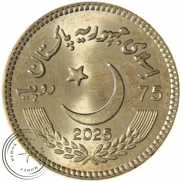 Пакистан 75 рупий 2025 75 лет Пакистана в память о военной кампании Марка-э-Хак — 937045688