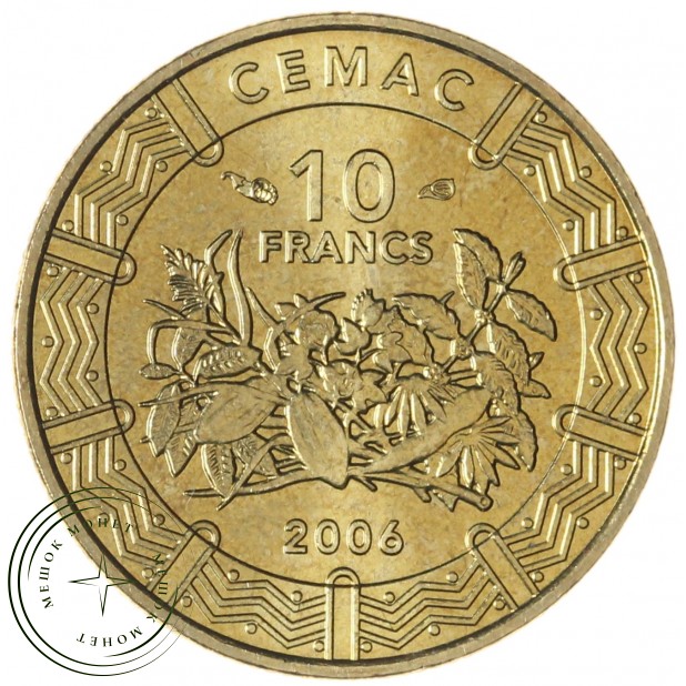 Центральная Африка 25 франков 2006 — 937045696